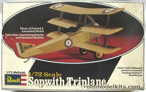 Revell 1/72 Sopwith Triplane, H44 plastic model kit